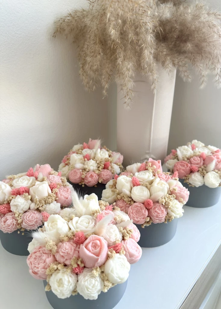 Flowerboxy zo sójového vosku: Krása, ktorá je šetrná k prírode