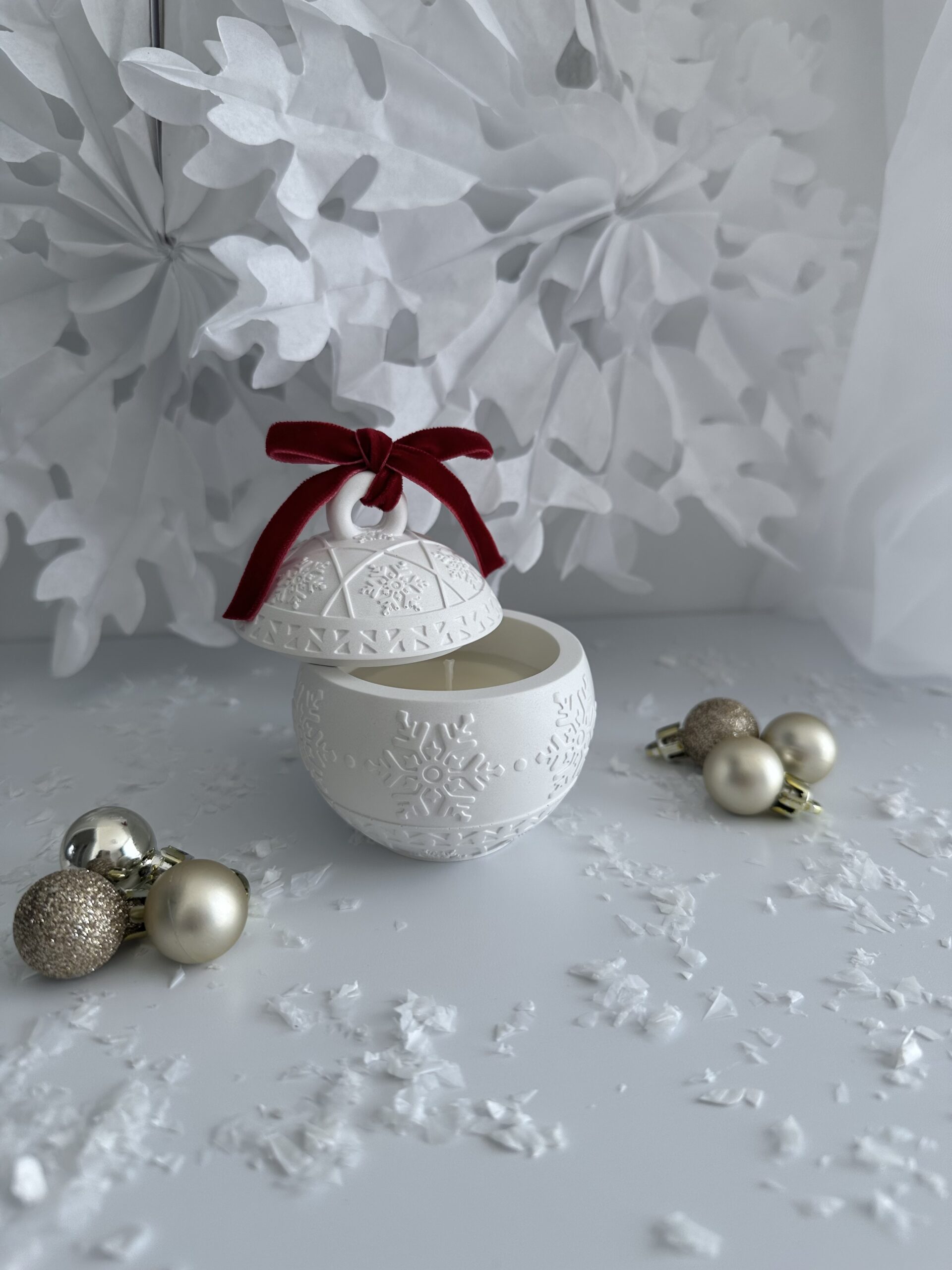 Vianočná guľa vločka – Obrázok 2