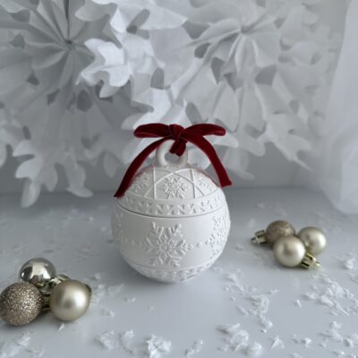 Vianočná guľa vločka