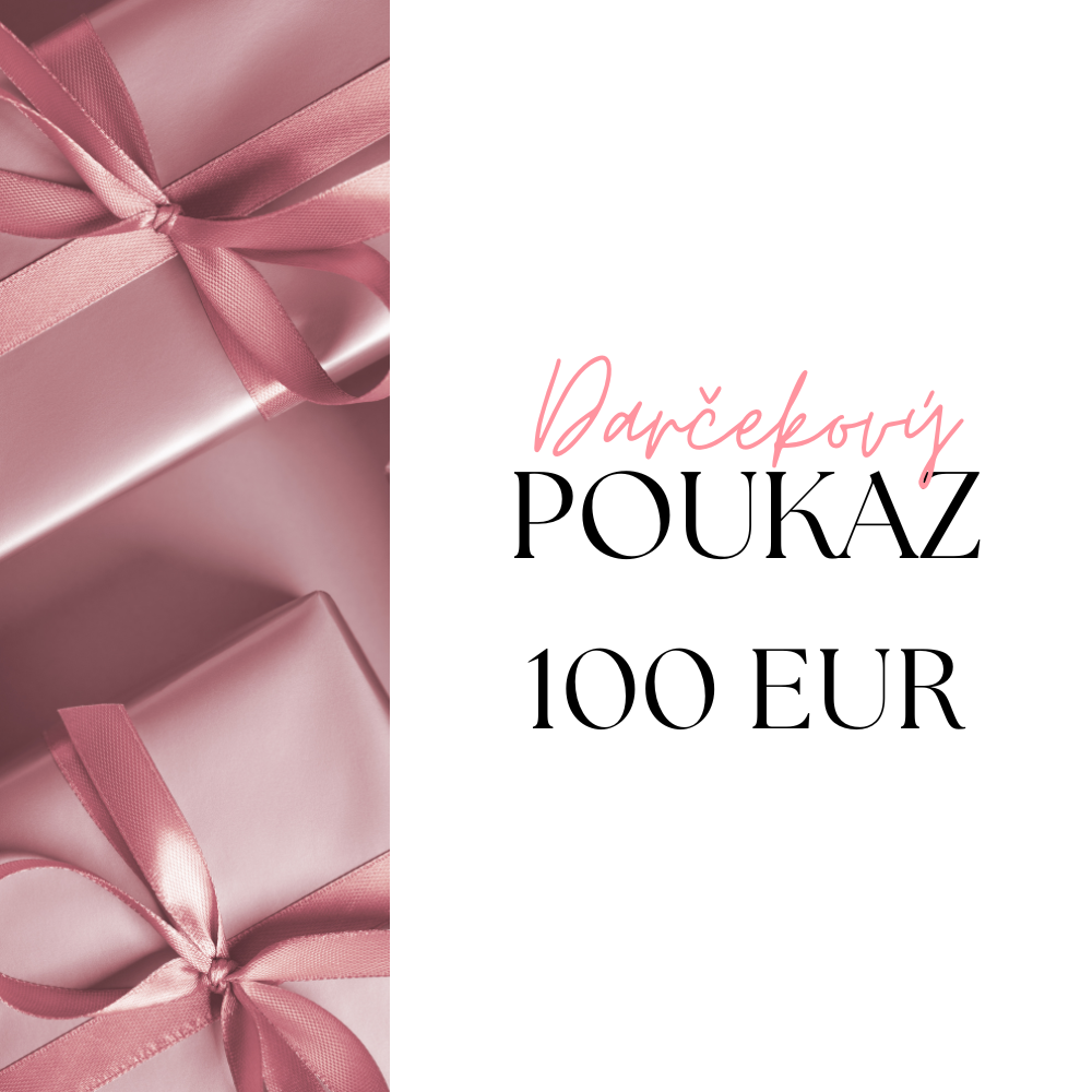 Darčeková poukážka v hodnote 100 EUR