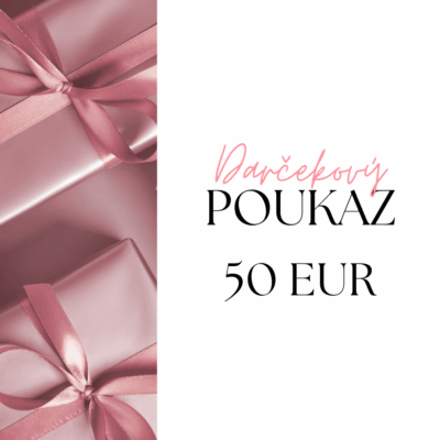 Darčeková poukážka v hodnote 50 EUR