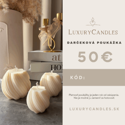 Darčeková poukážka v hodnote 50 EUR