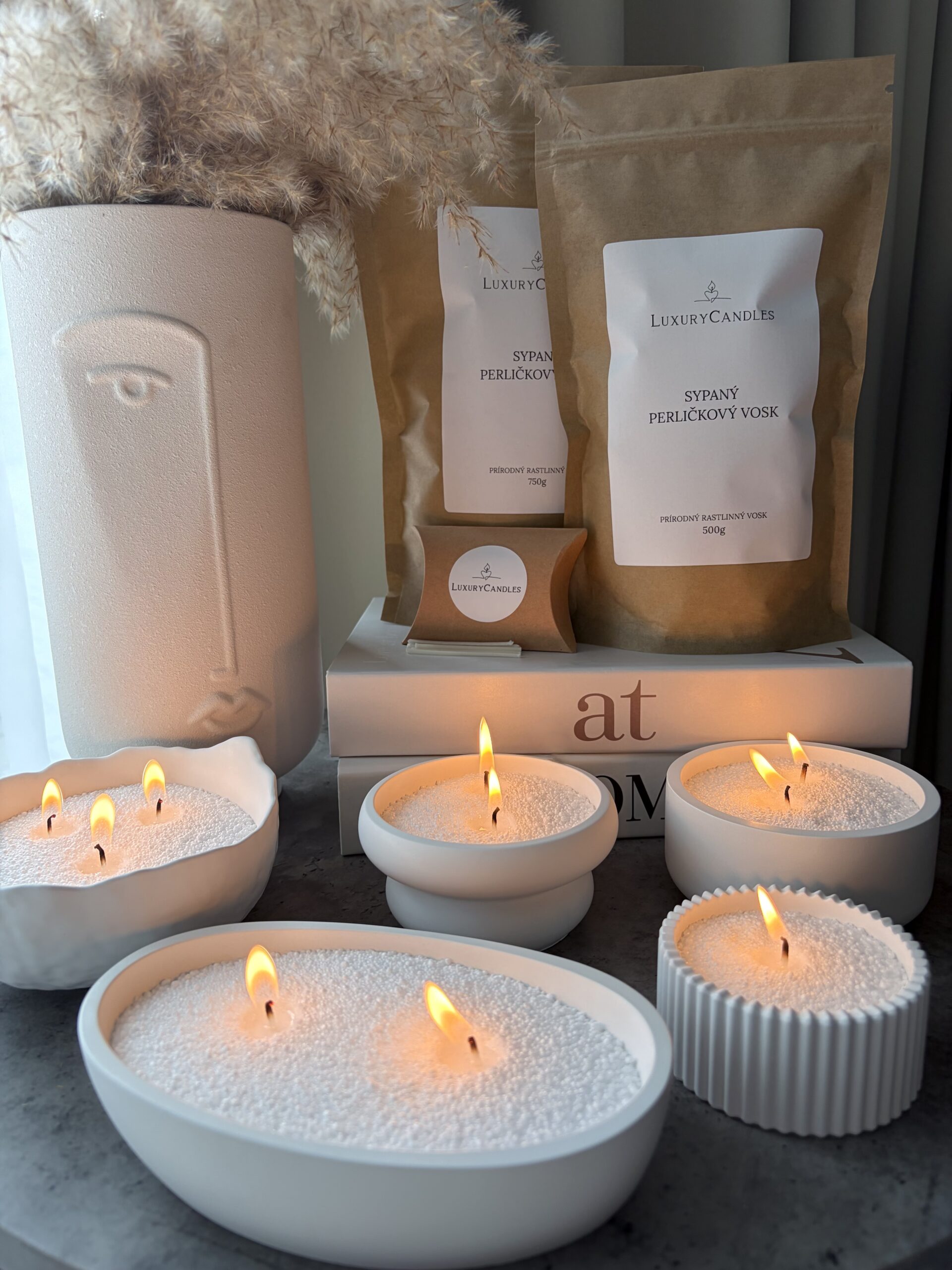 Sypaný perličkový vosk